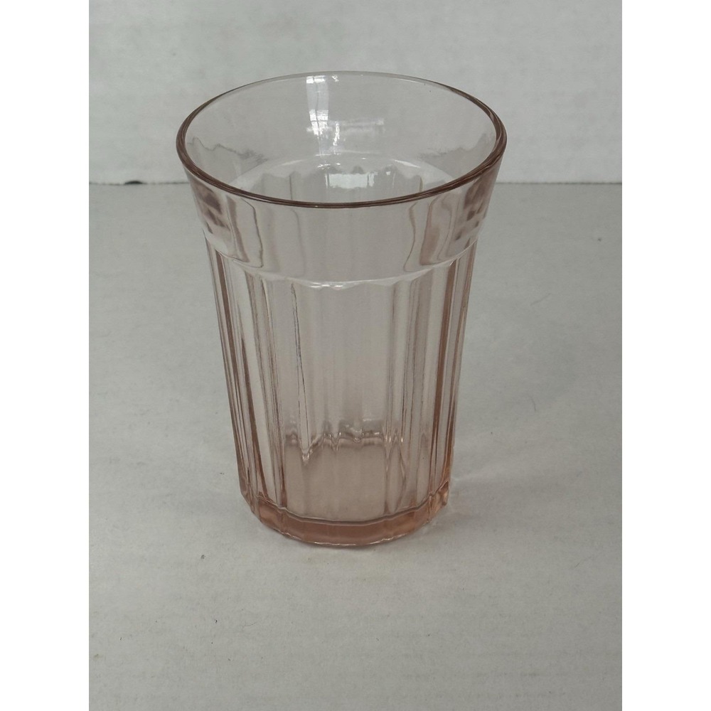 Anchor Hocking Fortune Pink 4" Water Tumbler Depression Glass